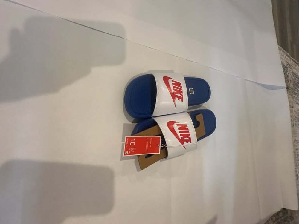 Nike Benassi Jdi Size 10 Game Royal University Red
